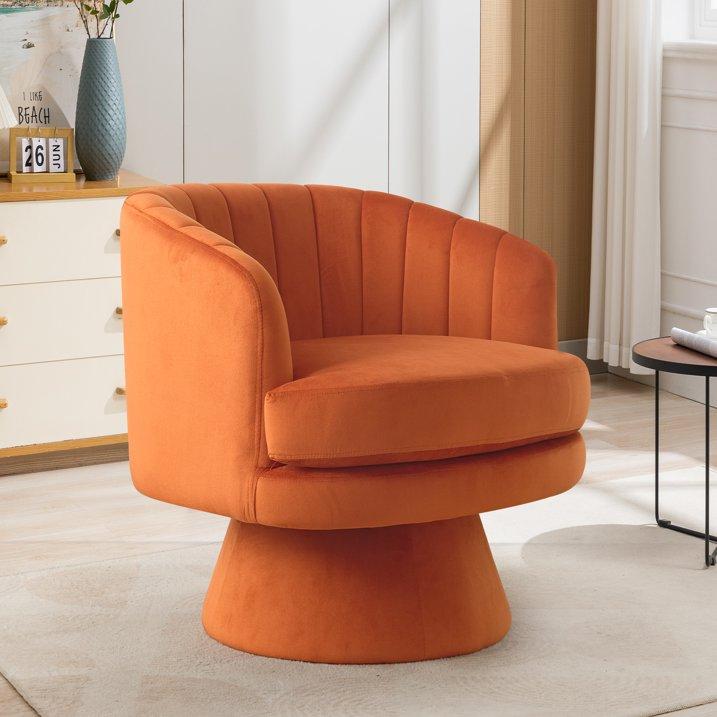 Modern Cozy Lambswool Accent Chair