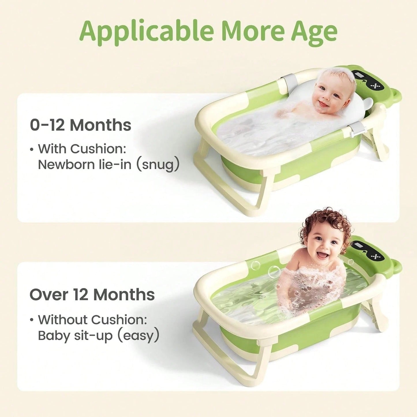 Foldable baby bathtub, portable baby travel bathtub, limited-time special offer.