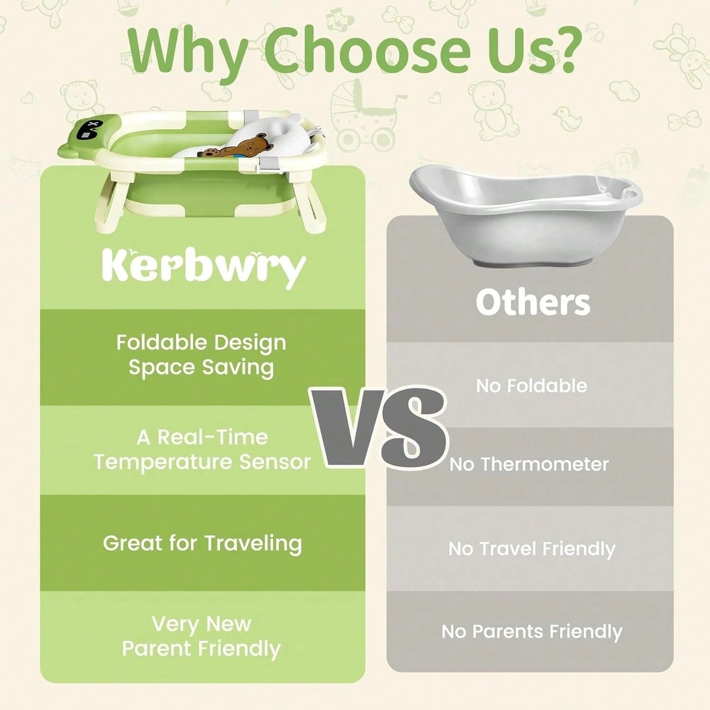 Foldable baby bathtub, portable baby travel bathtub, limited-time special offer.