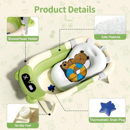 Foldable baby bathtub, portable baby travel bathtub, limited-time special offer.