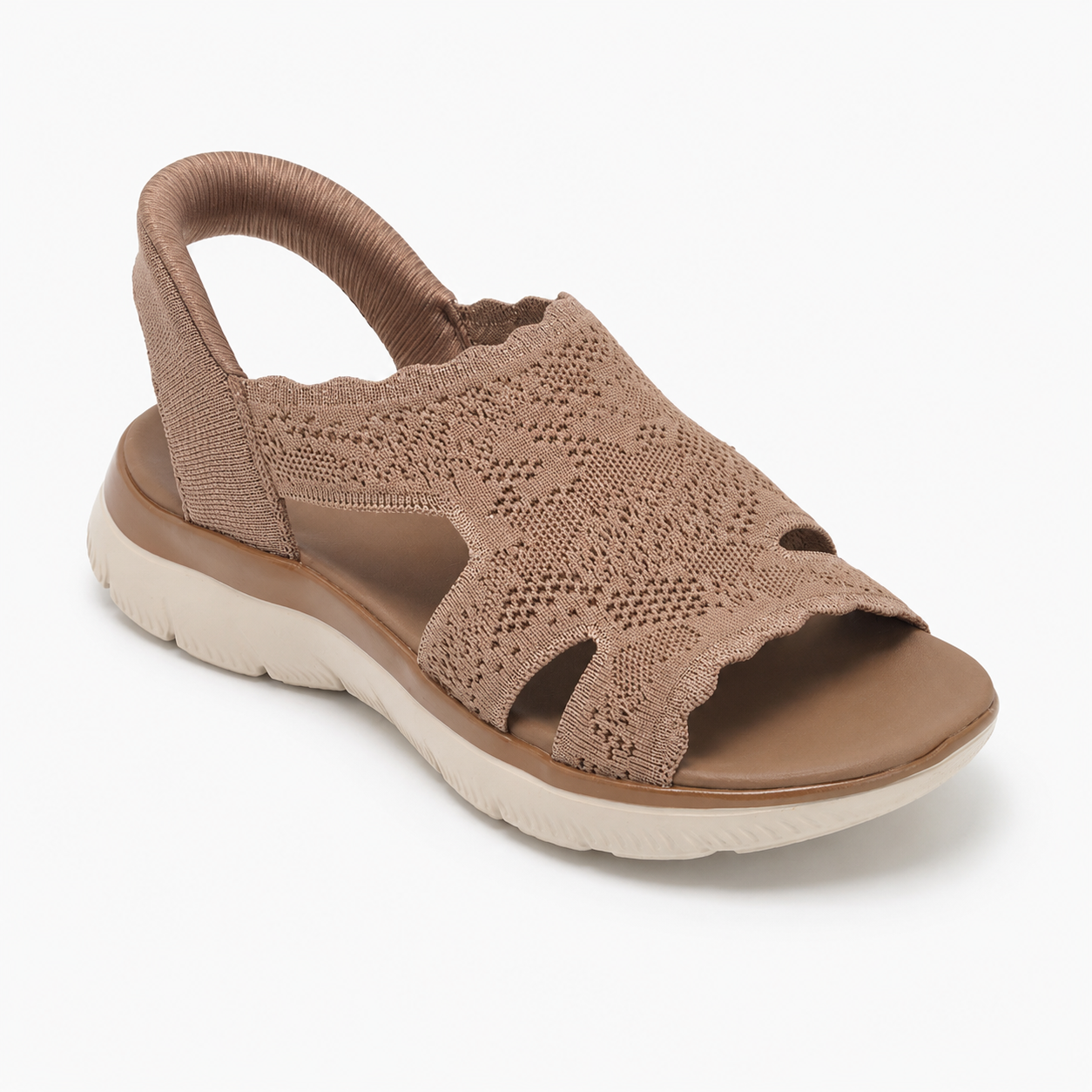 🎁 50% OFF Today Only! ⭐ Slip-ins™ Summits Crochet Knit Sandals – Lightweight Comfort for Everyday Walks