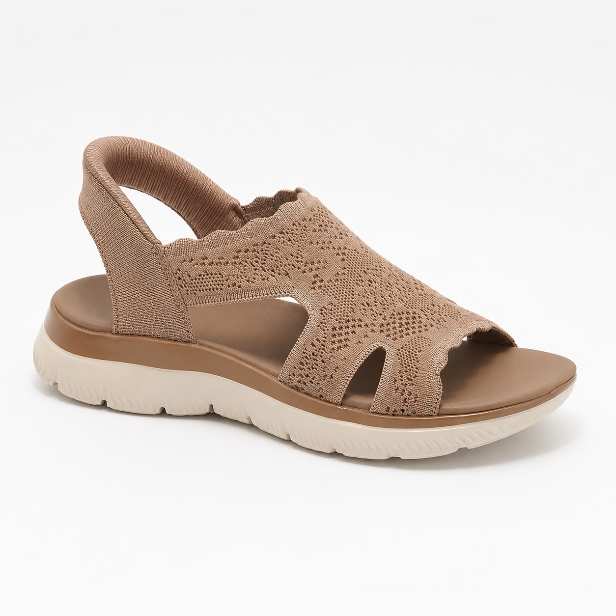 🎁 50% OFF Today Only! ⭐ Slip-ins™ Summits Crochet Knit Sandals – Lightweight Comfort for Everyday Walks