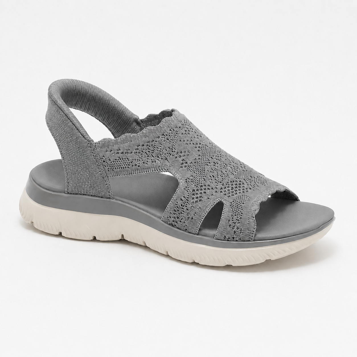 🎁 50% OFF Today Only! ⭐ Slip-ins™ Summits Crochet Knit Sandals – Lightweight Comfort for Everyday Walks