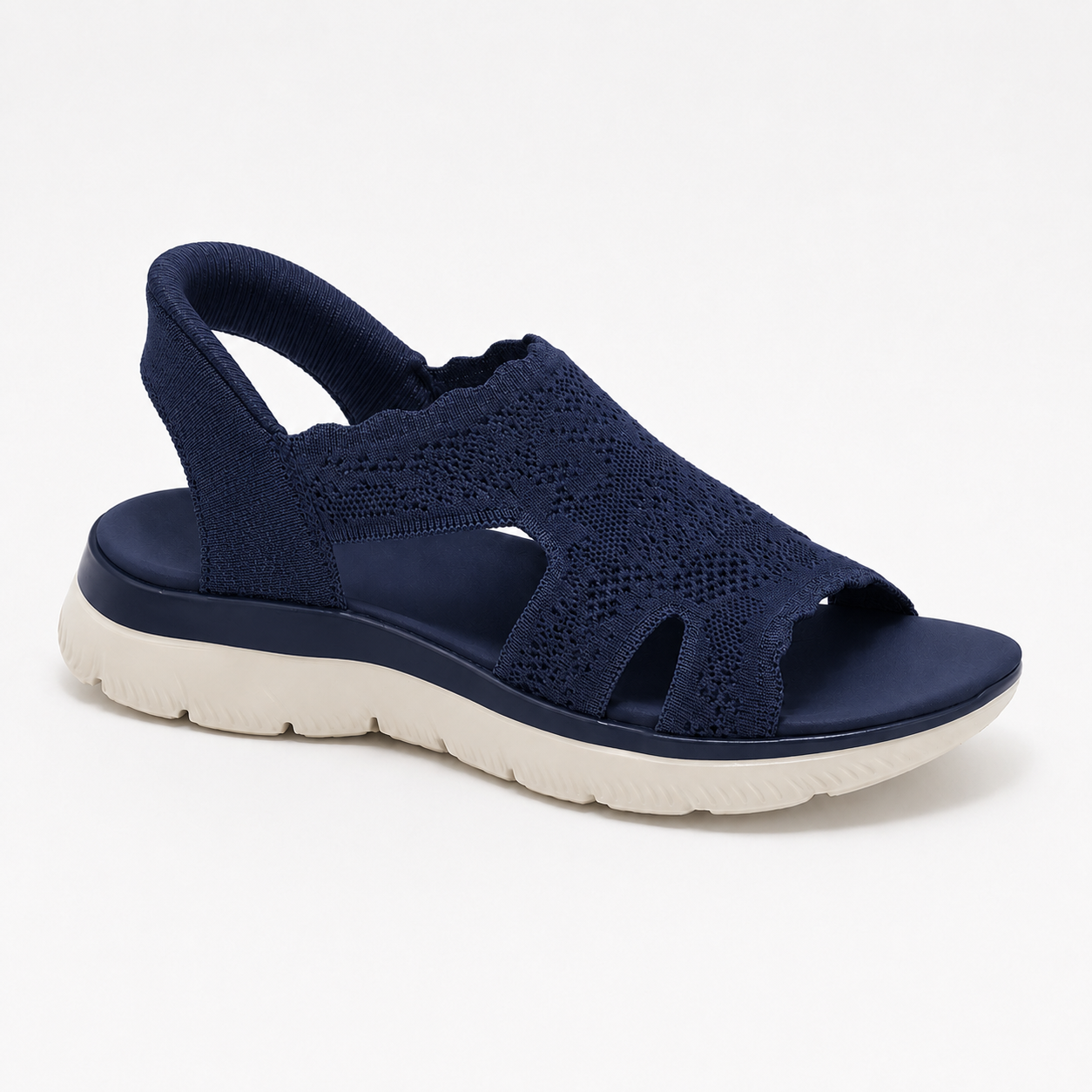 🎁 50% OFF Today Only! ⭐ Slip-ins™ Summits Crochet Knit Sandals – Lightweight Comfort for Everyday Walks
