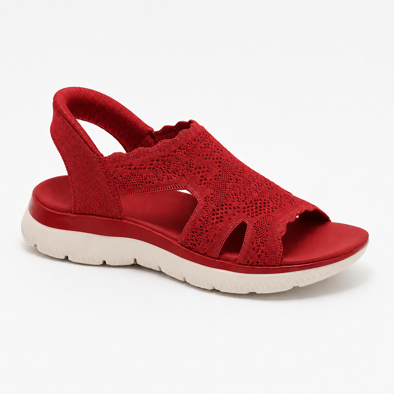 🎁 50% OFF Today Only! ⭐ Slip-ins™ Summits Crochet Knit Sandals – Lightweight Comfort for Everyday Walks