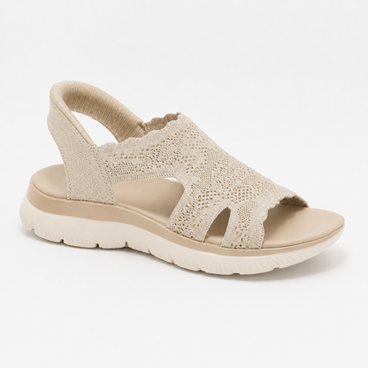 🎁 50% OFF Today Only! ⭐ Slip-ins™ Summits Crochet Knit Sandals – Lightweight Comfort for Everyday Walks