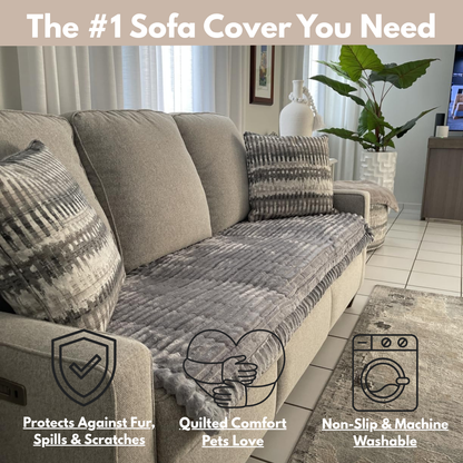 PawLounge™-Quilted Cozy Sofa Cover