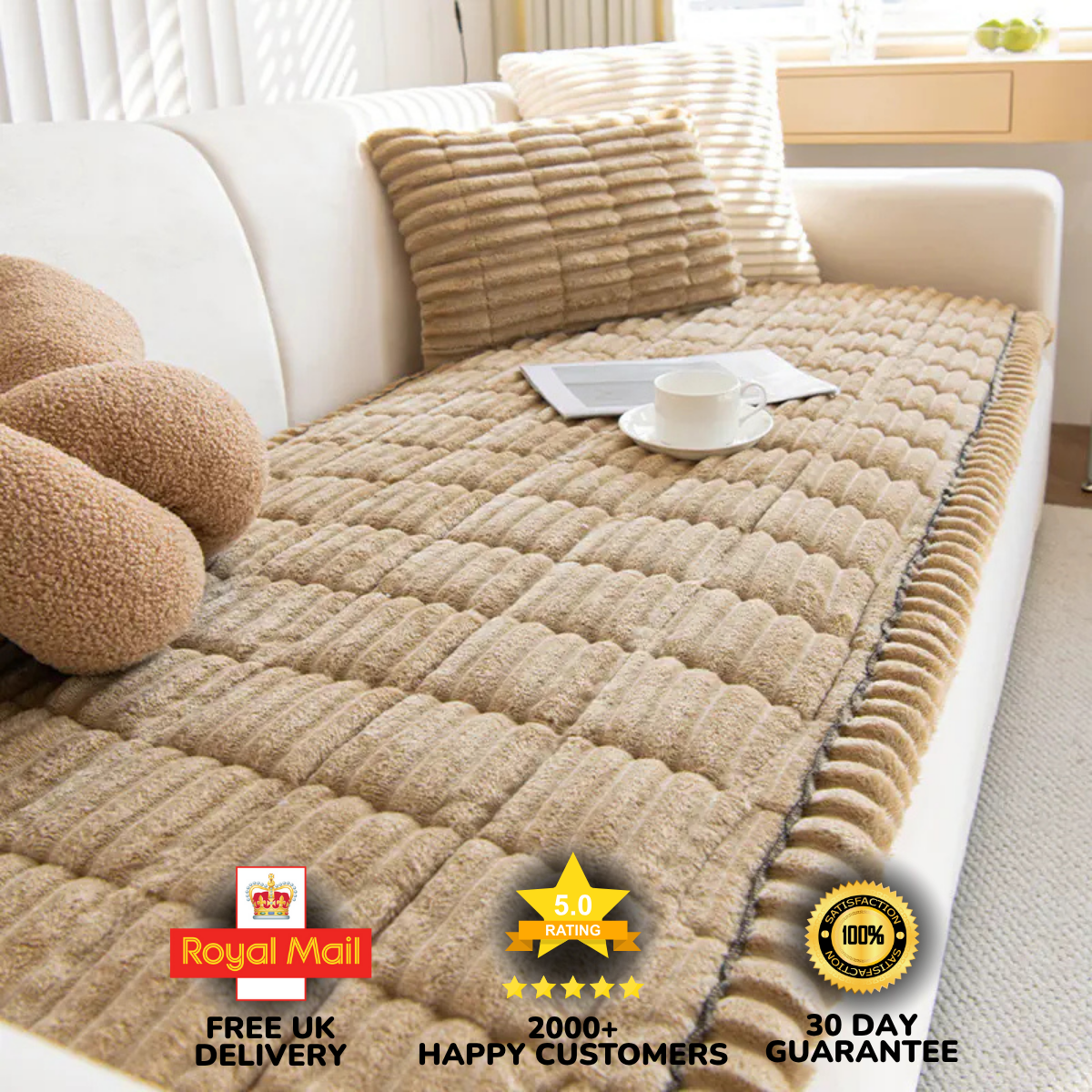 PawLounge™-Quilted Cozy Sofa Cover