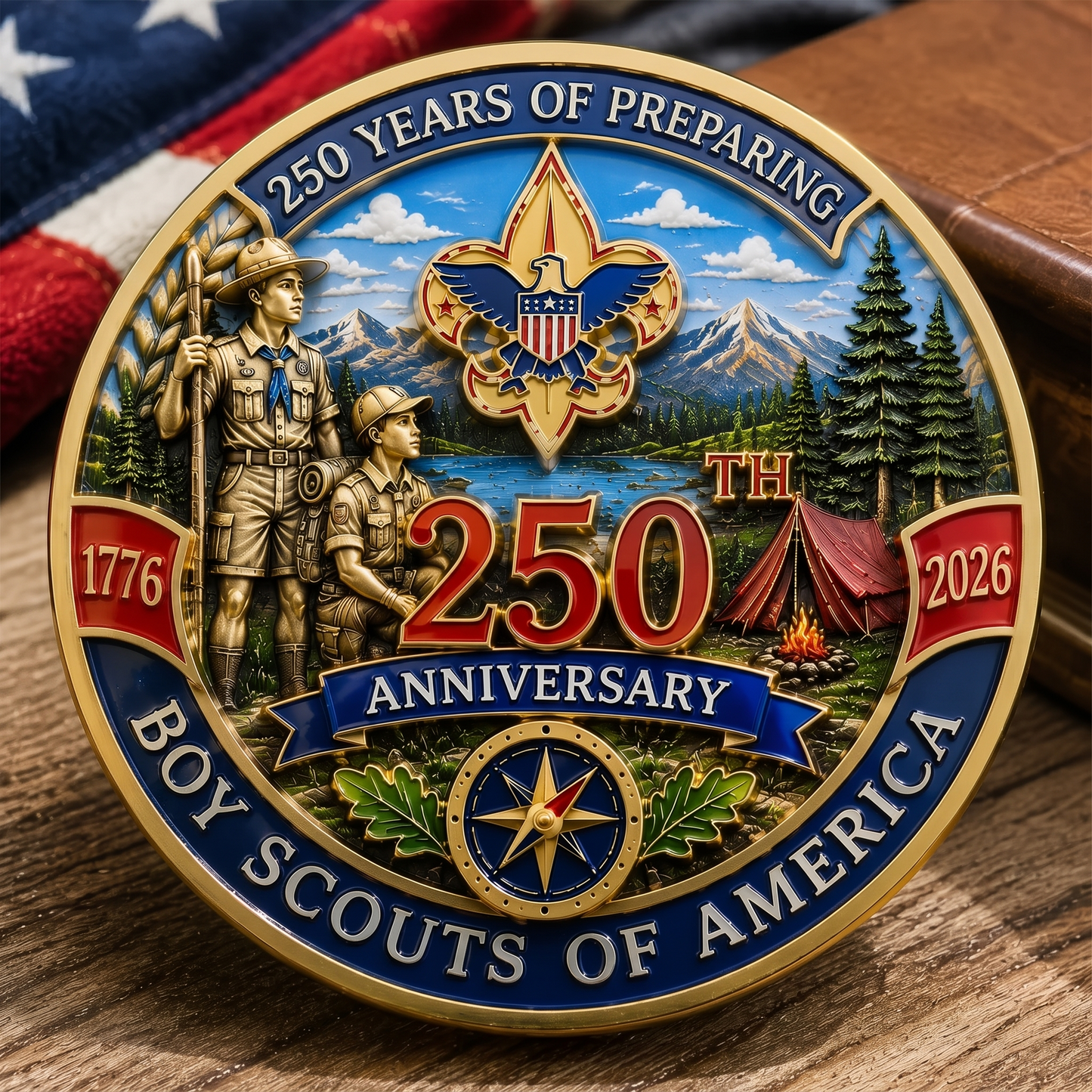🎖️ - BSA 250th Anniversary Commemorative Challenge Coin⚜️