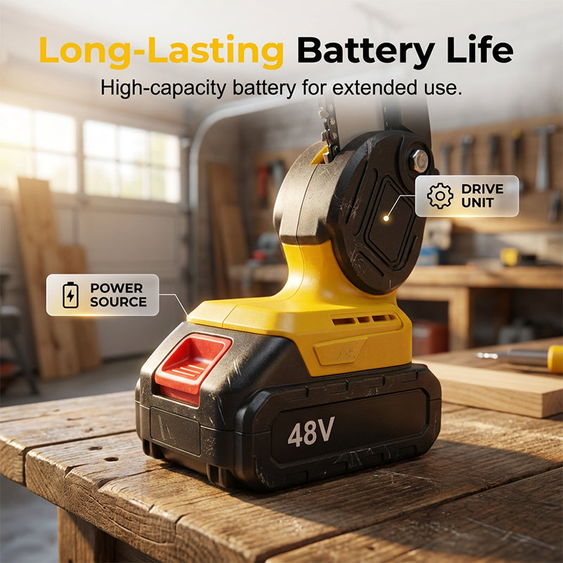 🔥Ergonomic Mini Electric Saw with Safety Lock, Cordless Portable Cutting Tool for Wood DIY Craft