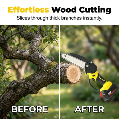 🔥Ergonomic Mini Electric Saw with Safety Lock, Cordless Portable Cutting Tool for Wood DIY Craft