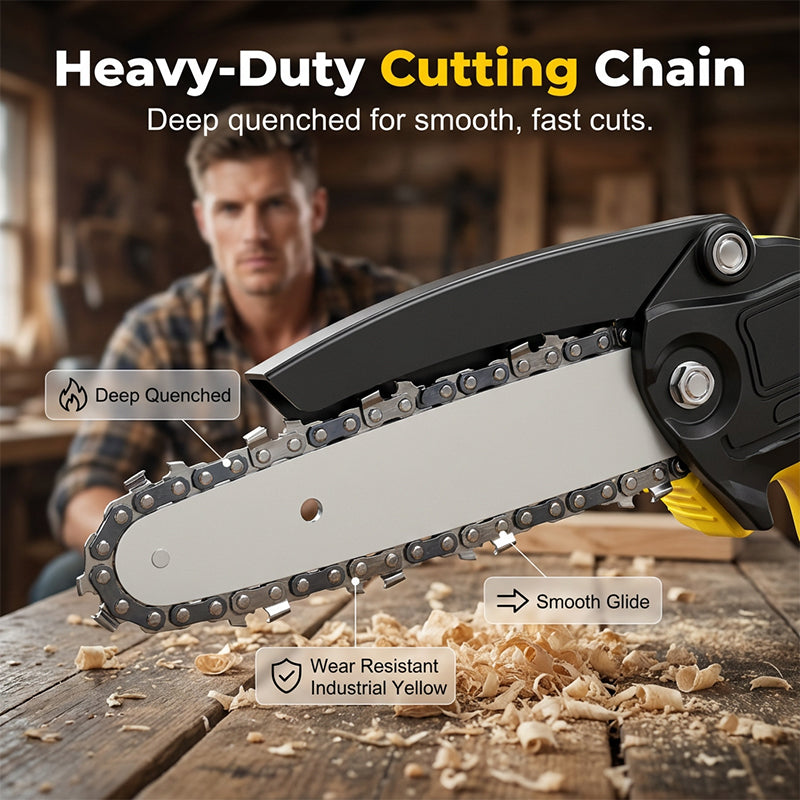 🔥Ergonomic Mini Electric Saw with Safety Lock, Cordless Portable Cutting Tool for Wood DIY Craft